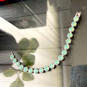 Touchstone Crystal Ice Bracelet Pacific Green